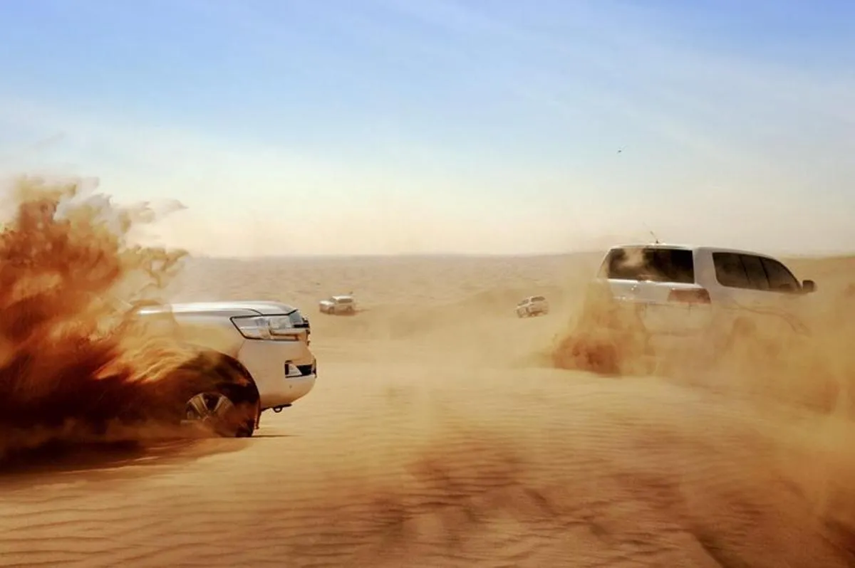 Image 0 of Dubai: Red Dunes Desert Safari, Camel Ride, Shows & BBQ Dinner