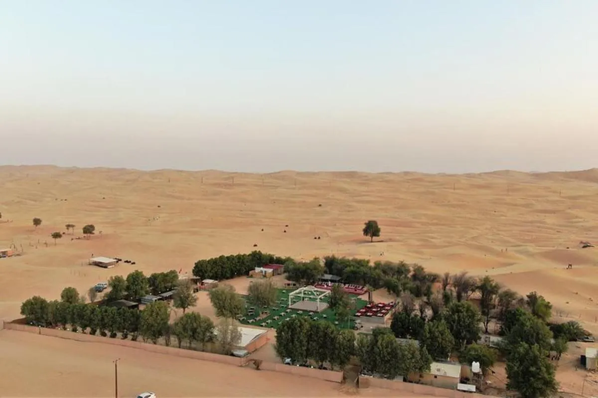 Image 1 of Dubai: Red Dunes Desert Safari, Camel Ride, Shows & BBQ Dinner