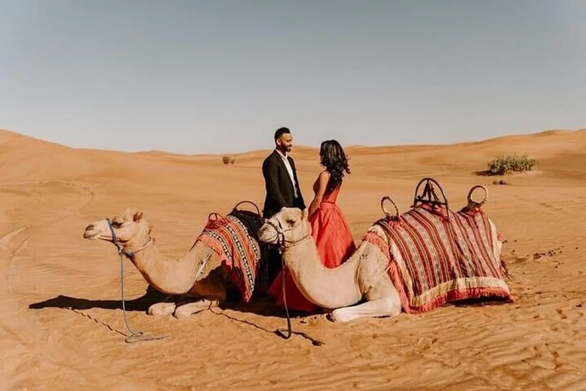 Image 6 of Dubai: Red Dunes Desert Safari, Camel ride, Sandboard, Quad Bike