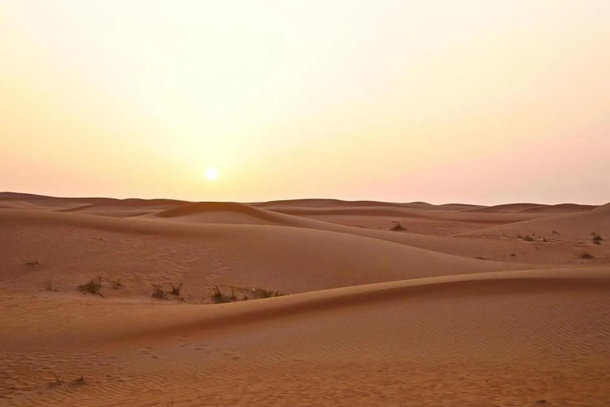 Image 2 of Dubai Red Dunes Safari by Quad Bike, Sand boarding, Camel Ride & BBQ Dinner