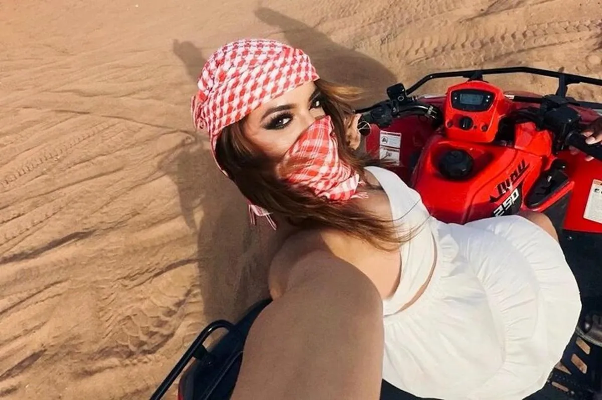 Image 2 of Dubai: Red Dunes, Sandsurf, Camel Ride, BBQ Dinner at Desert Camp