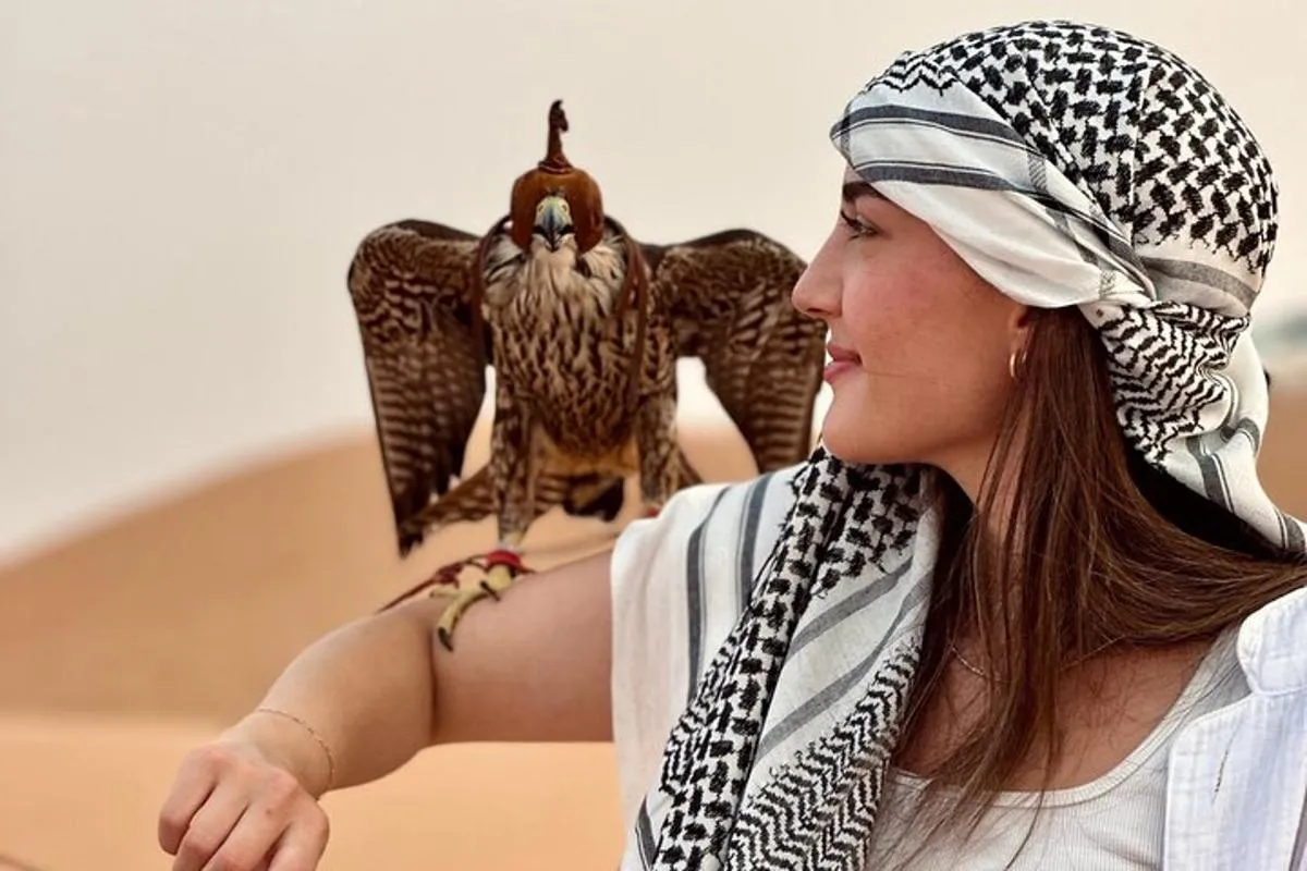 Image 3 of Dubai: Red Dunes, Sandsurf, Camel Ride, BBQ Dinner at Desert Camp