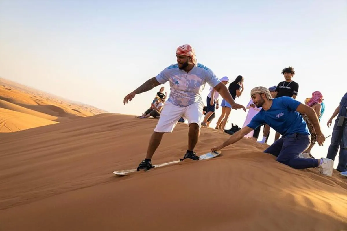 Image 2 of Dubai Red Dunes with Sandboarding, Camel Ride, Falcon & VIP Camp