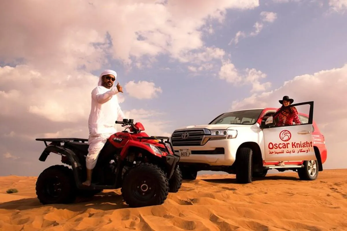 Image 0 of Dubai Self-drive Quad Bike, Sand Boarding, Camels & Refreshments