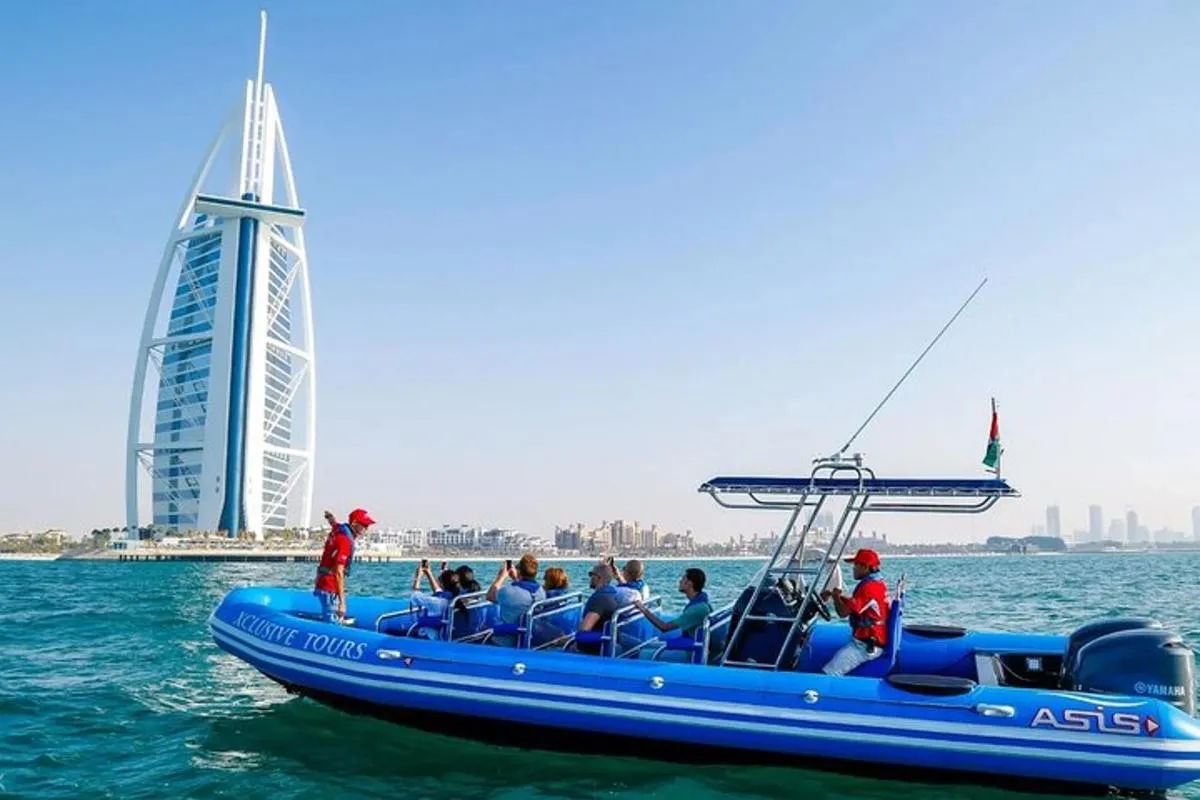 Image 1 of Dubai Speed Boat Tours: Marina, Atlantis and Burj Al Arab