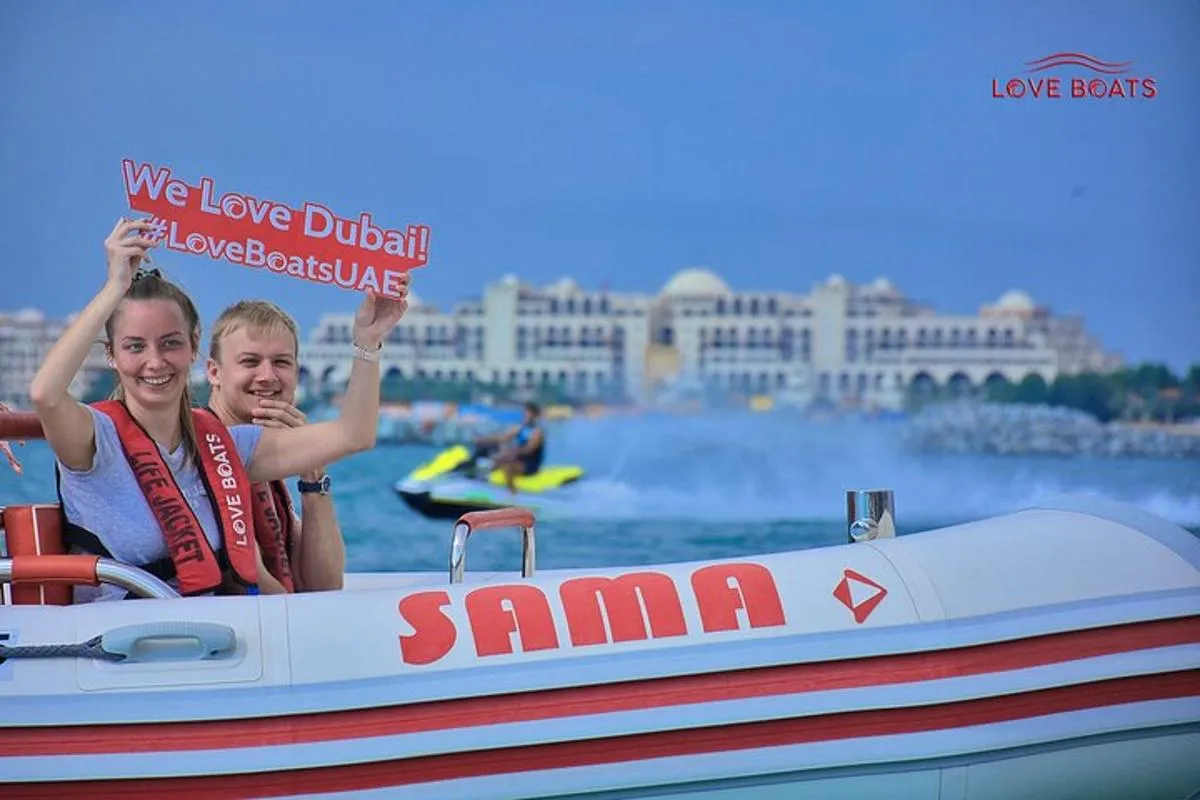 Image 3 of Dubai Speedboat Tour: JBR Skyline, Atlantis, Burj AlArab Optional