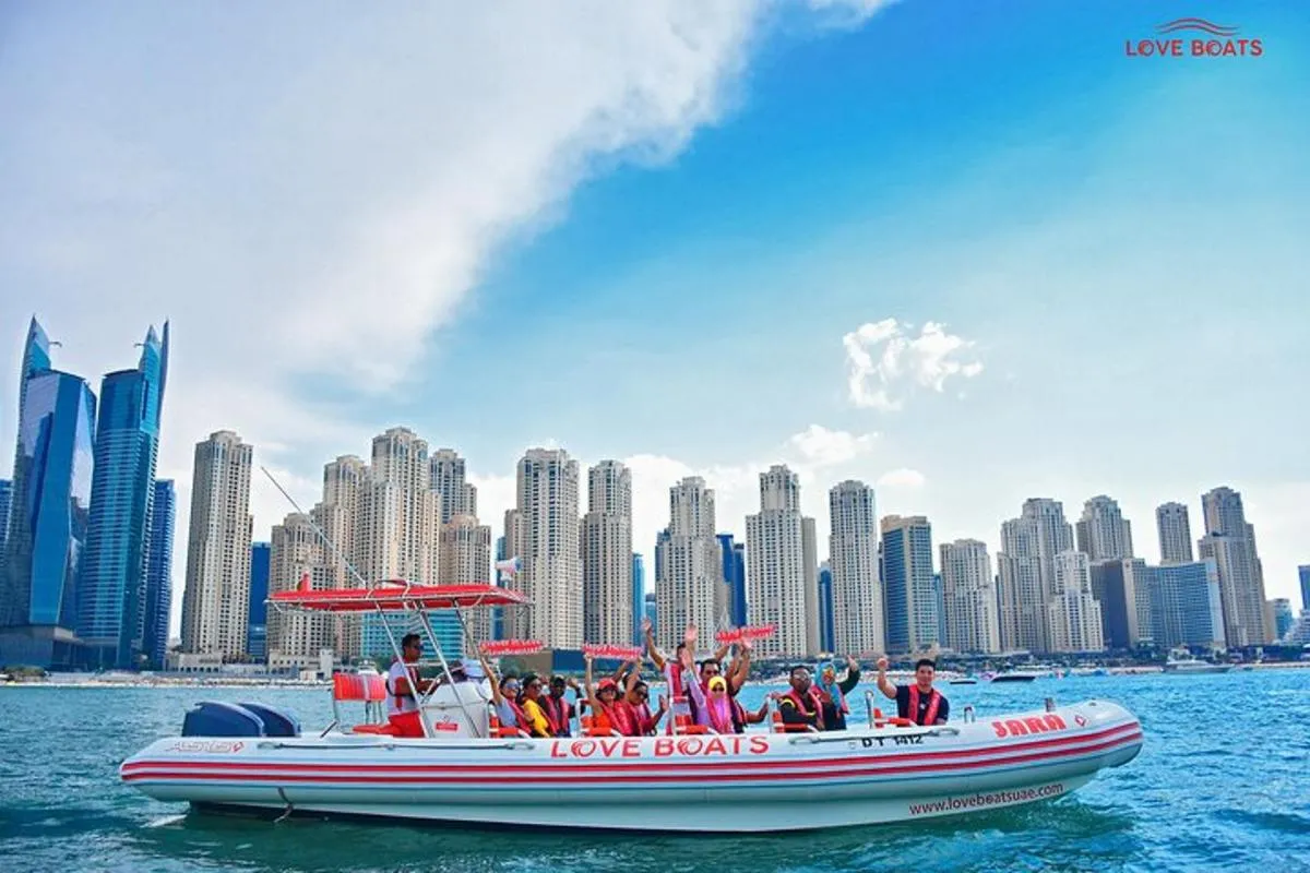 Image 5 of Dubai Speedboat Tour: JBR Skyline, Atlantis, Burj AlArab Optional