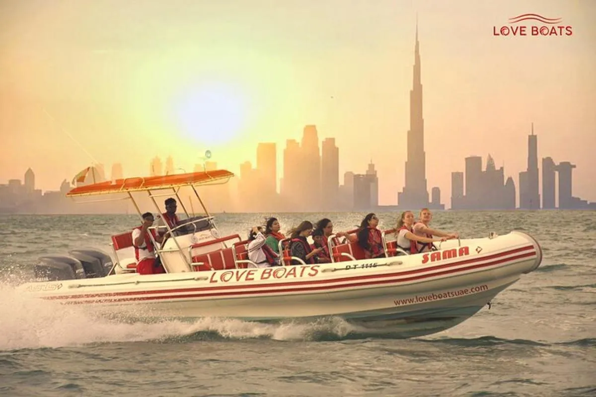 Image 6 of Dubai Speedboat Tour: JBR Skyline, Atlantis, Burj AlArab Optional