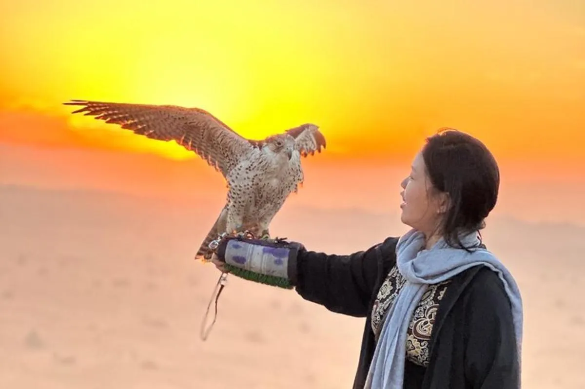 Image 3 of Dubai Sunset Red Dune Desert Safari, Sandboarding and Camel Ride