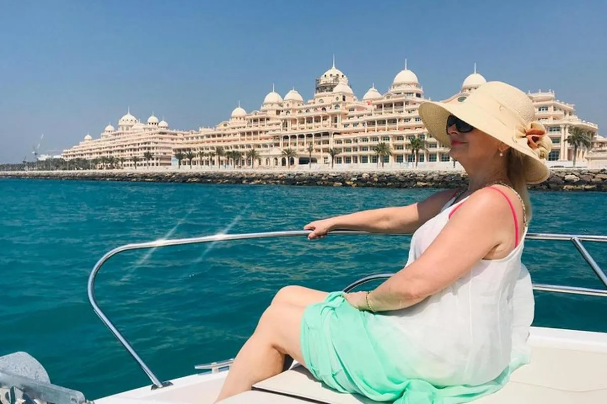 Image 6 of Dubai Yacht Sea escape Cruise, Swim, Tan & Sightsee!