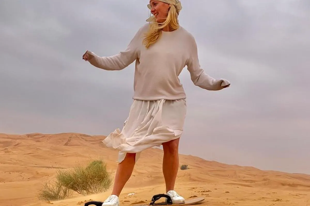 Image 4 of Dubai desert safari with 4×4 Dune Bashing,Camel Ride sand board