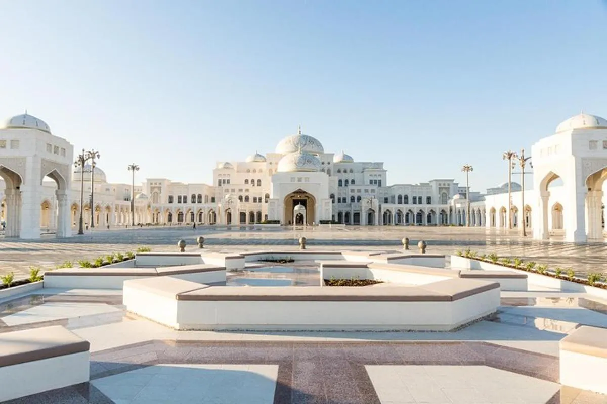 Image 3 of Dubai to Abu Dhabi Day Trip: Grand Mosque, Palace & Etihad Towers