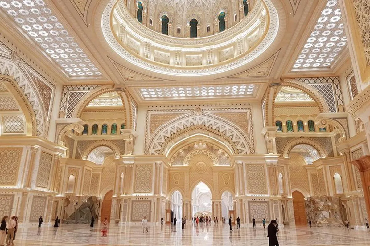 Image 4 of Dubai to Abu Dhabi Day Trip: Grand Mosque, Palace & Etihad Towers