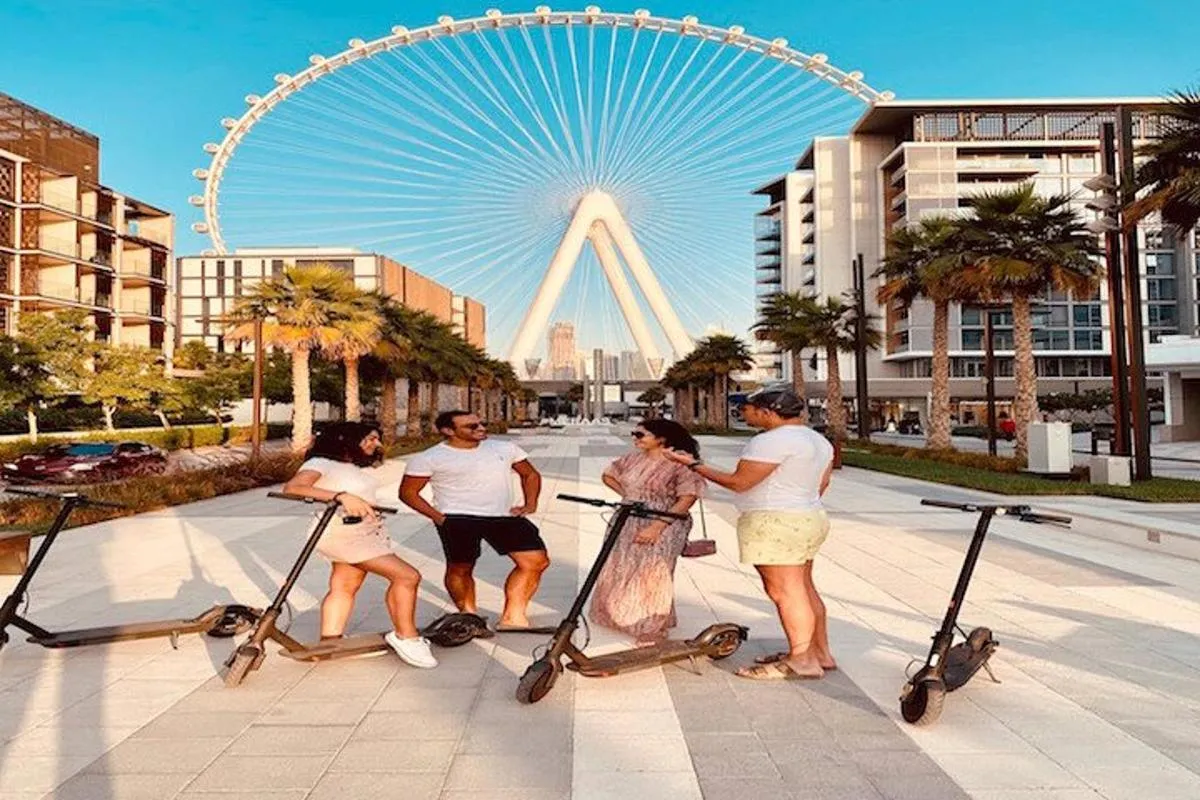Image 0 of E-Scooter Guided Tour of Marina, JBR, Bluewaters Top Attractions