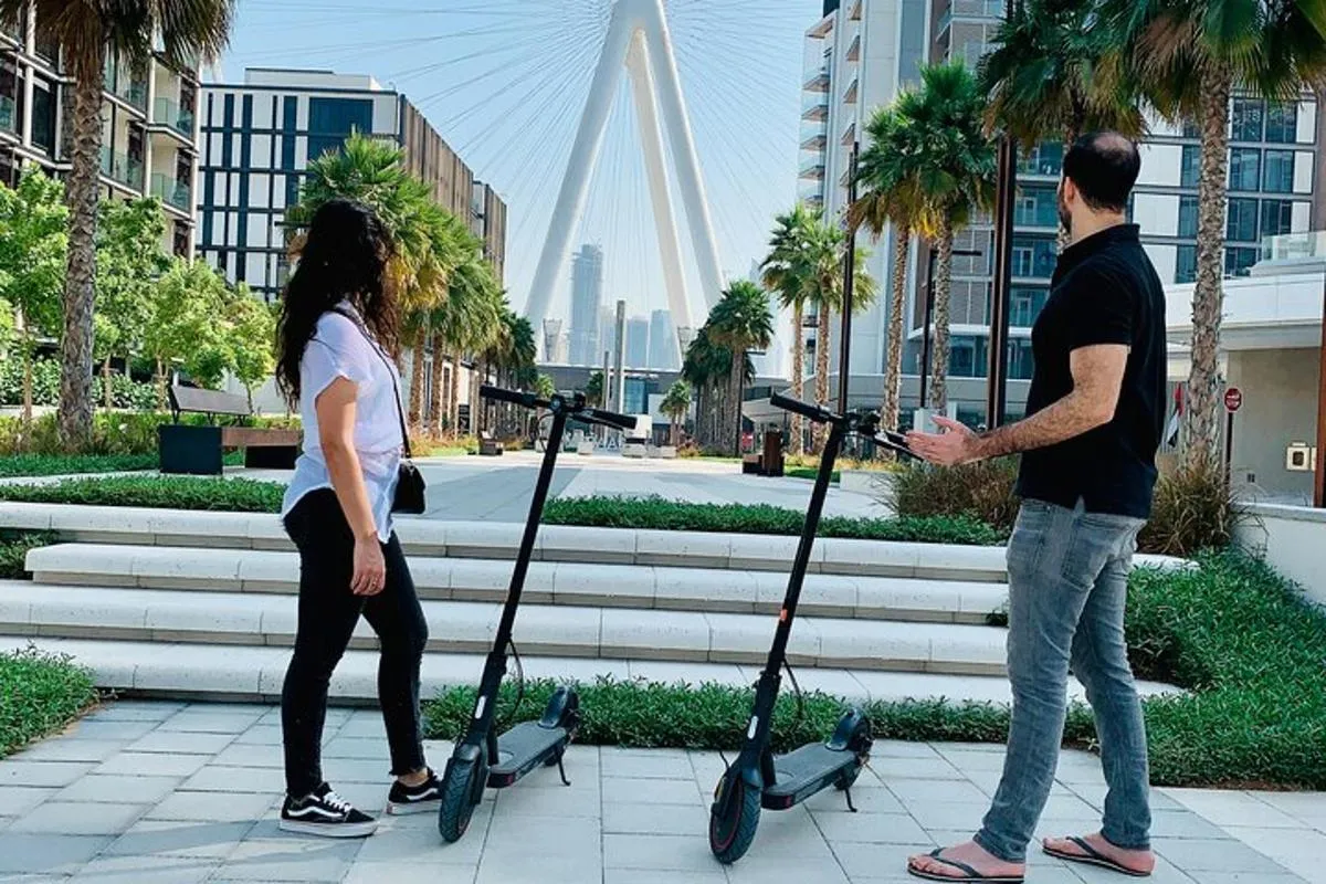 Image 3 of E-Scooter Guided Tour of Marina, JBR, Bluewaters Top Attractions