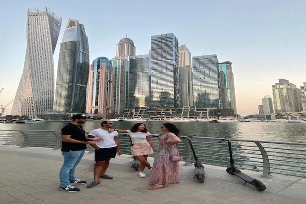 Image 4 of E-Scooter Guided Tour of Marina, JBR, Bluewaters Top Attractions