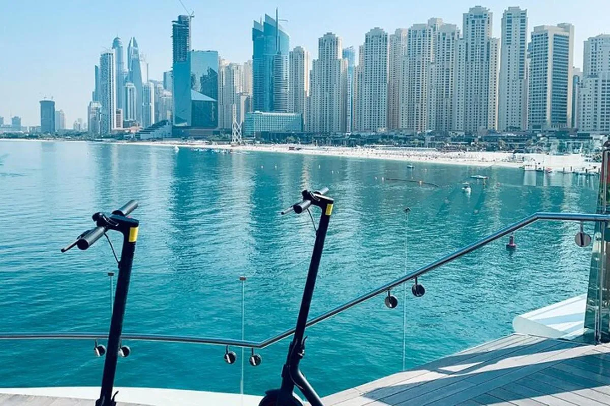 Image 5 of E-Scooter Guided Tour of Marina, JBR, Bluewaters Top Attractions
