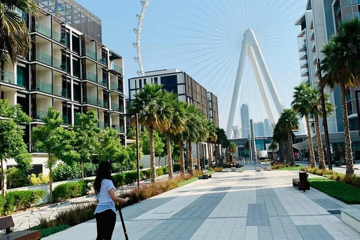 Image 6 of E-Scooter Guided Tour of Marina, JBR, Bluewaters Top Attractions