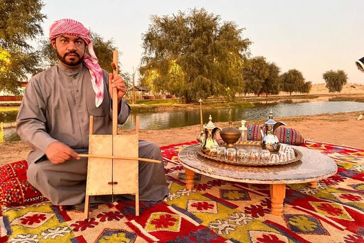 Image 3 of Evening Camel Caravan, Bedouin Dinner with Al Marmoom Oasis