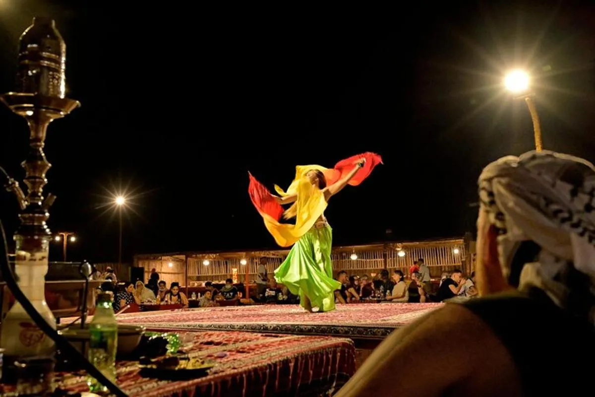 Image 2 of Evening Desert Safari in Dubai, Sandboard & BBQ Dinner