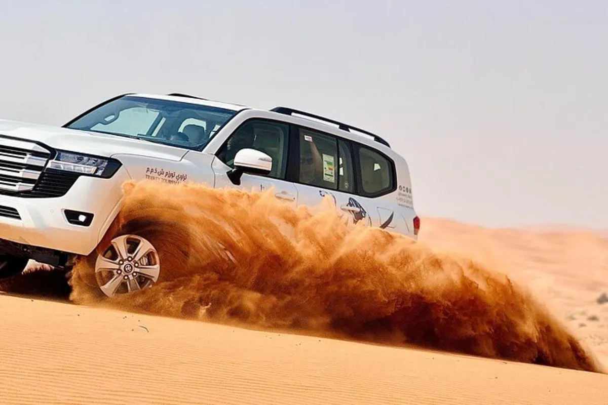 Image 6 of Evening Desert Safari in Dubai, Sandboard & BBQ Dinner