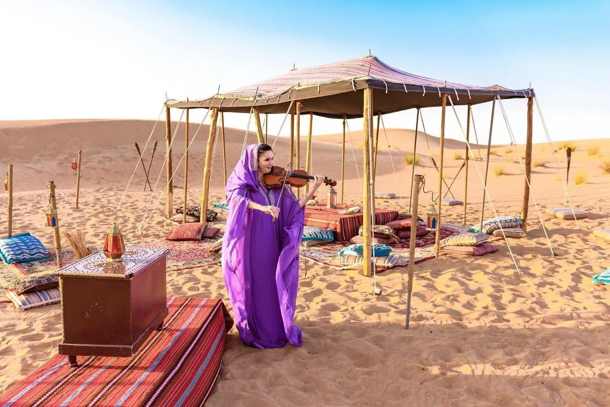 Image 1 of Evening Desert Trip to an Arabian Camp with Dinner