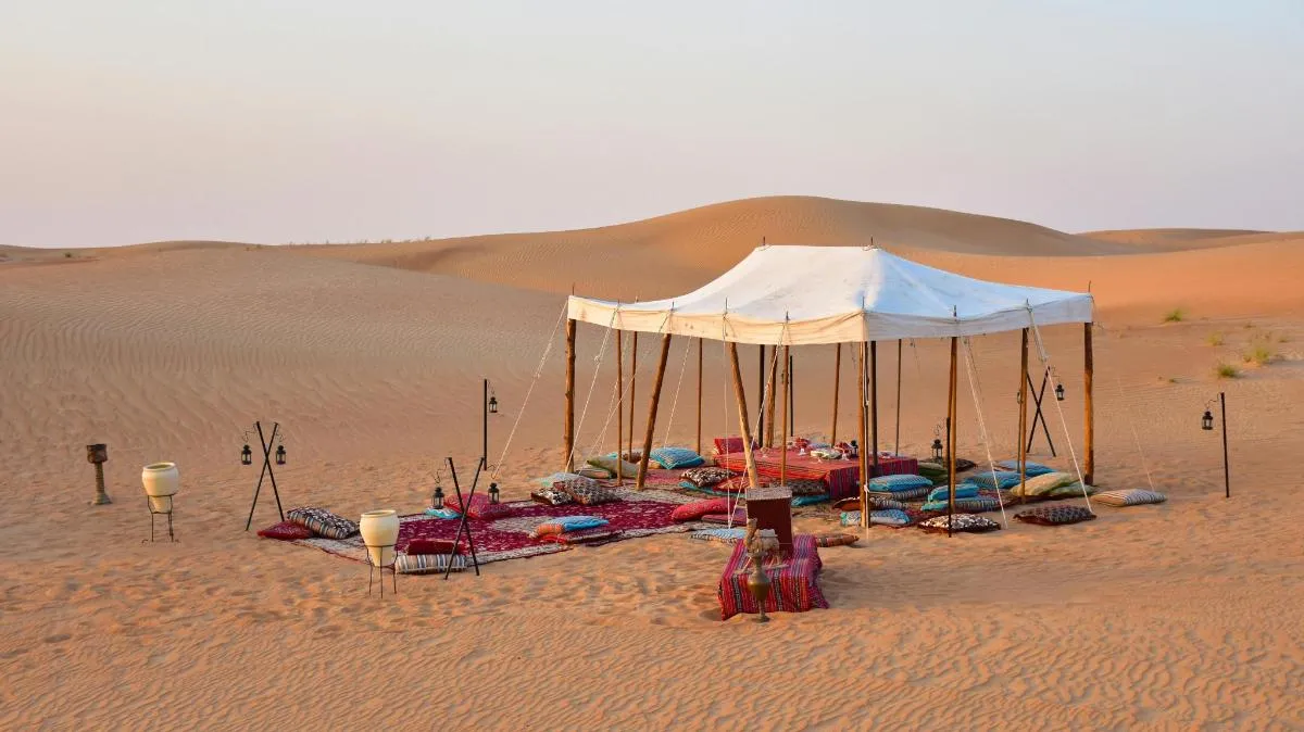 Image 2 of Evening Desert Trip to an Arabian Camp with Dinner