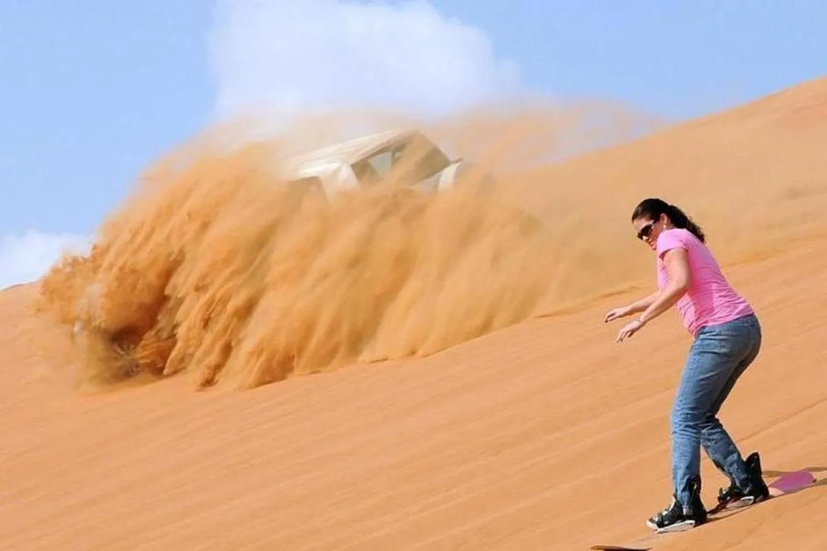 Image 4 of Exciting Morning Safari: Quad Biking, Sandboarding & Camel Ride!