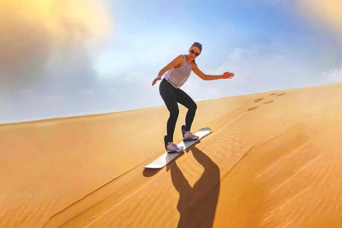 Image 5 of Exclusive Morning Desert Adventure: Sandboarding & Camel Ride