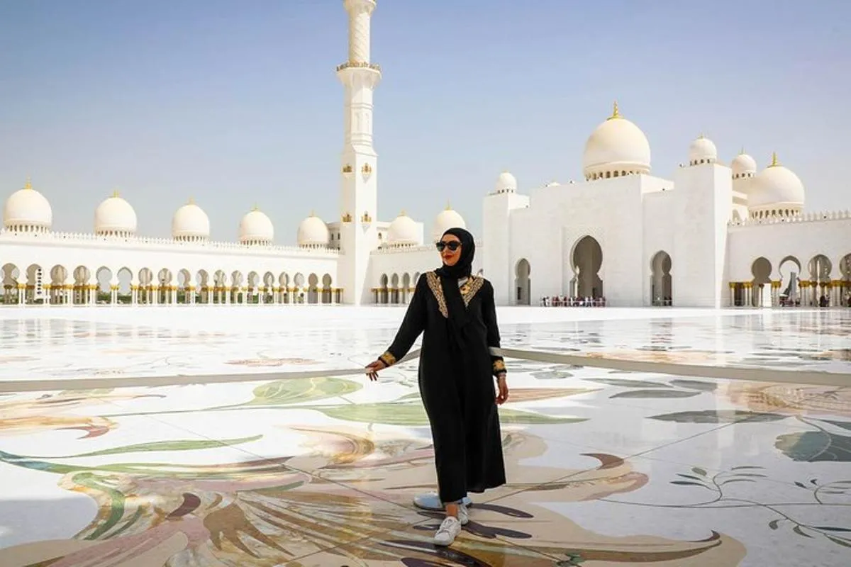 Image 1 of From Abu Dhabi: Sheikh Zayed Mosque, Royal Palace & Etihad Tower