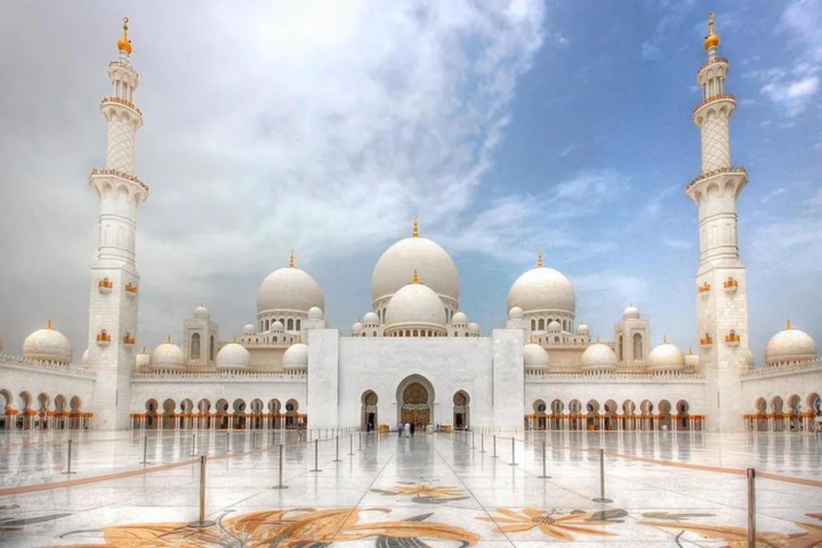 Image 0 of From Dubai: Abu Dhabi Day Tour with Grand Mosque & Louvre Museum