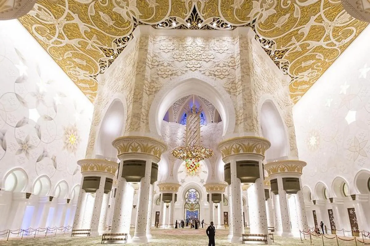 Image 0 of From Dubai: Abu Dhabi Full-Day Trip with Louvre & Grand Mosque