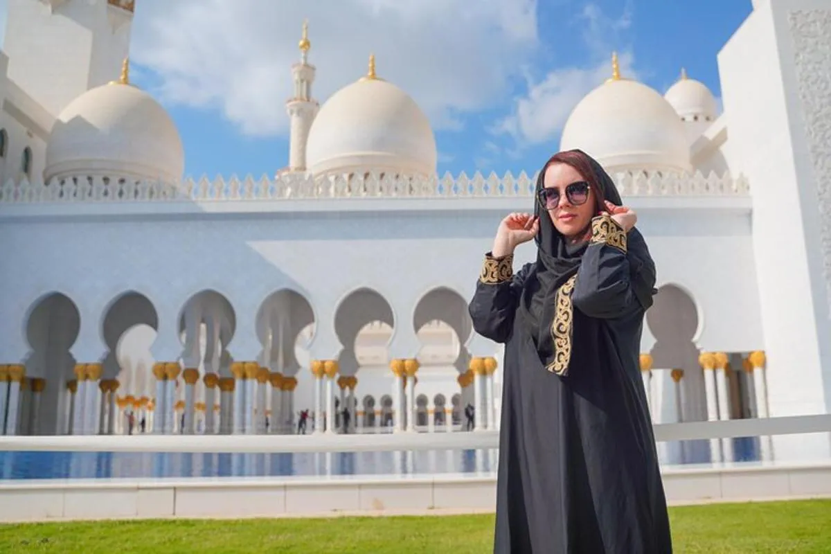 Image 0 of From Dubai: Abu Dhabi Sheikh Zayed Grand Mosque Guided Tour