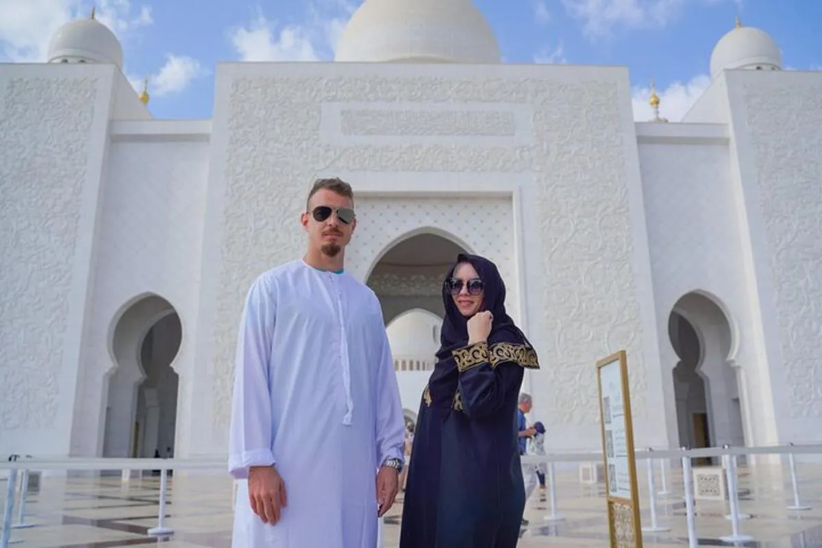 Image 1 of From Dubai: Abu Dhabi Sheikh Zayed Grand Mosque Guided Tour