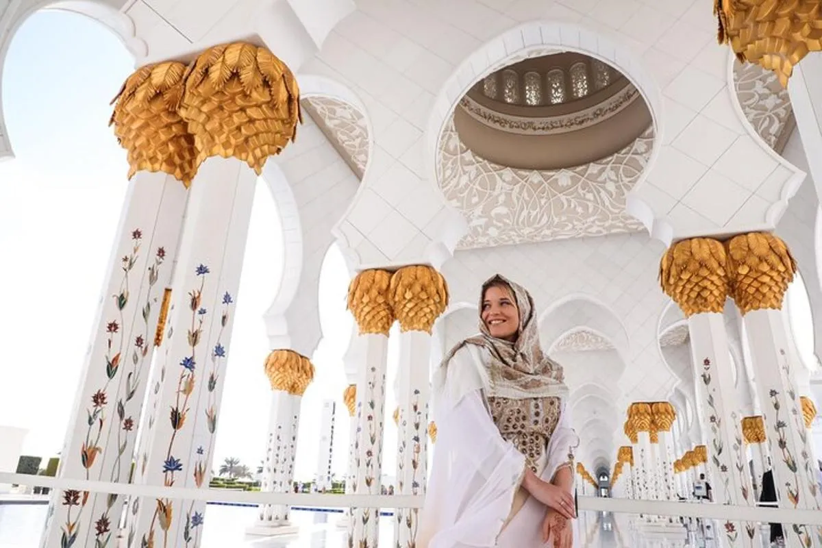 Image 1 of From Dubai To Abu Dhabi: Royal Palace, Grand Mosque &Etihad Tower