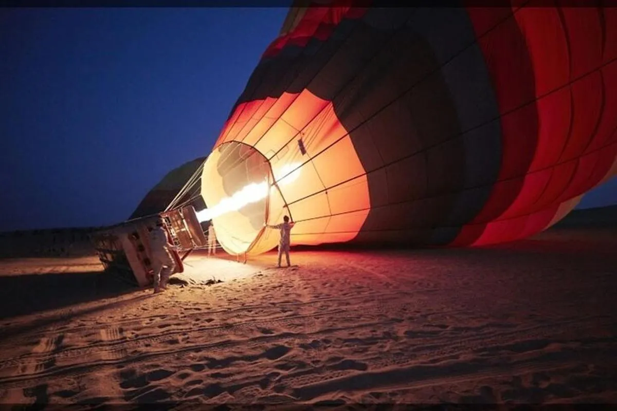 Image 4 of Hot Air Balloon Flight in Dubai with Refreshments Including Pickup & Drop off