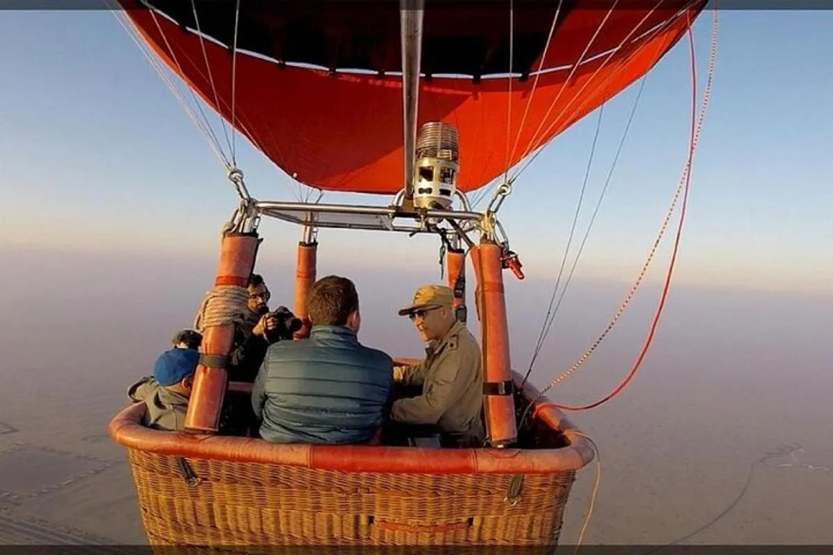 Image 5 of Hot Air Balloon Flight in Dubai with Refreshments Including Pickup & Drop off