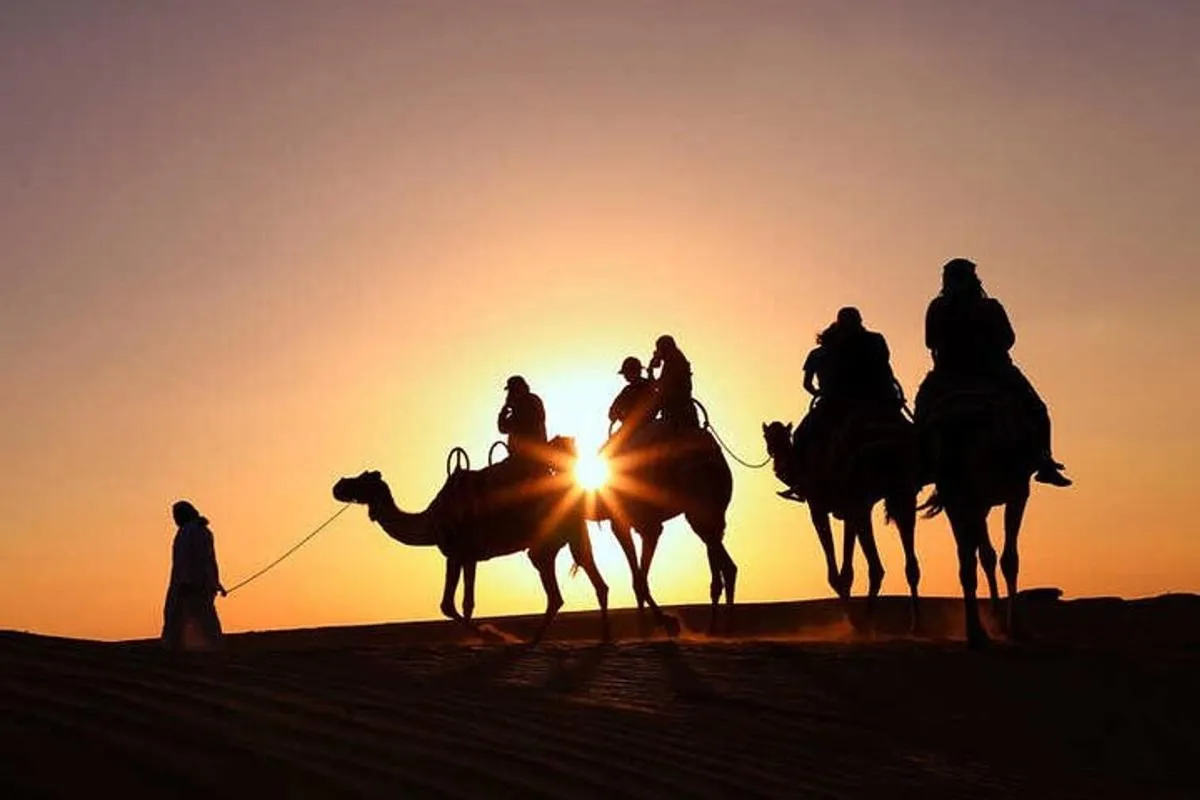 Image 0 of Morning Desert Safari with Quad Bike, Camel Ride & Sandboarding