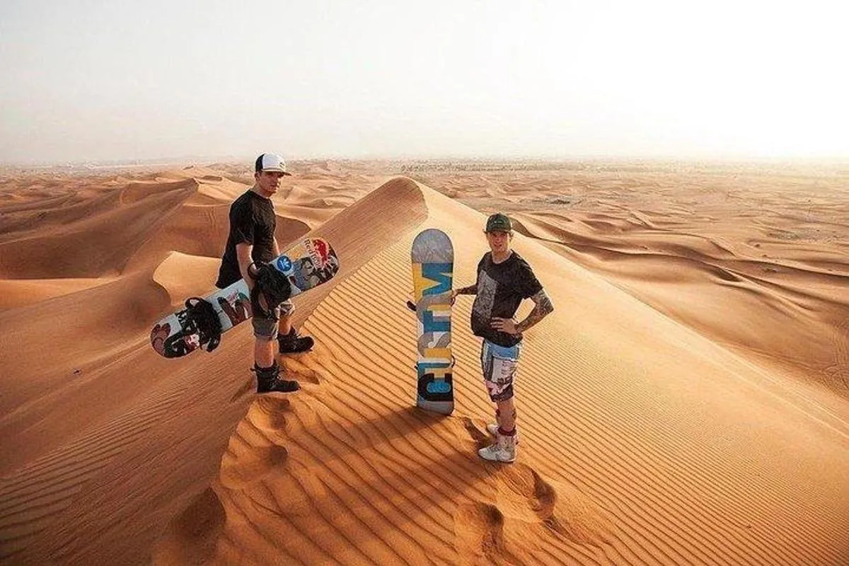 Image 2 of Morning Desert Safari with Quad Bike, Camel Ride & Sandboarding
