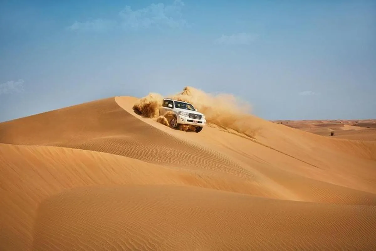 Image 1 of Morning Desert Safari with Quad Bike Tour Abu Dhabi