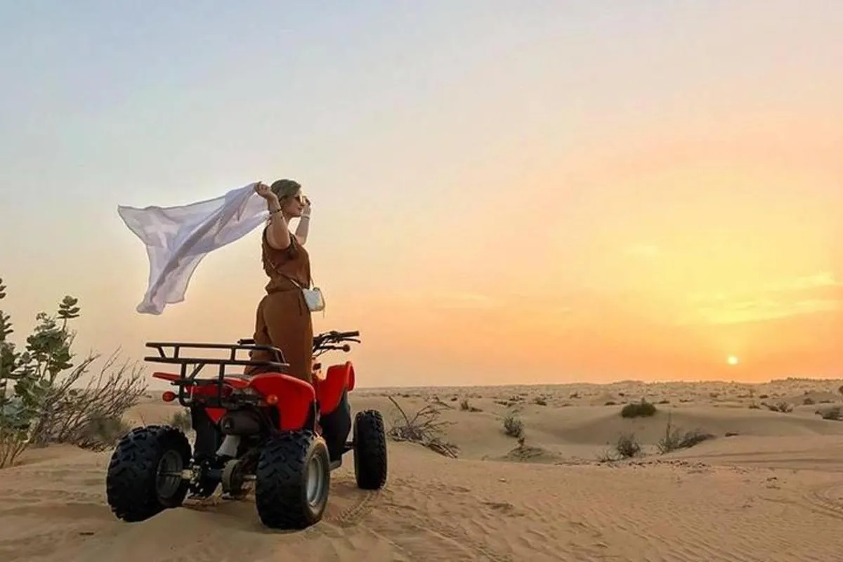 Image 6 of Morning Desert Safari with Quad Bike Tour Abu Dhabi