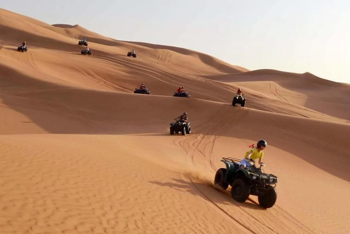 Image 6 of Morning Dubai Quad Bike with Sand boarding and Camel ride
