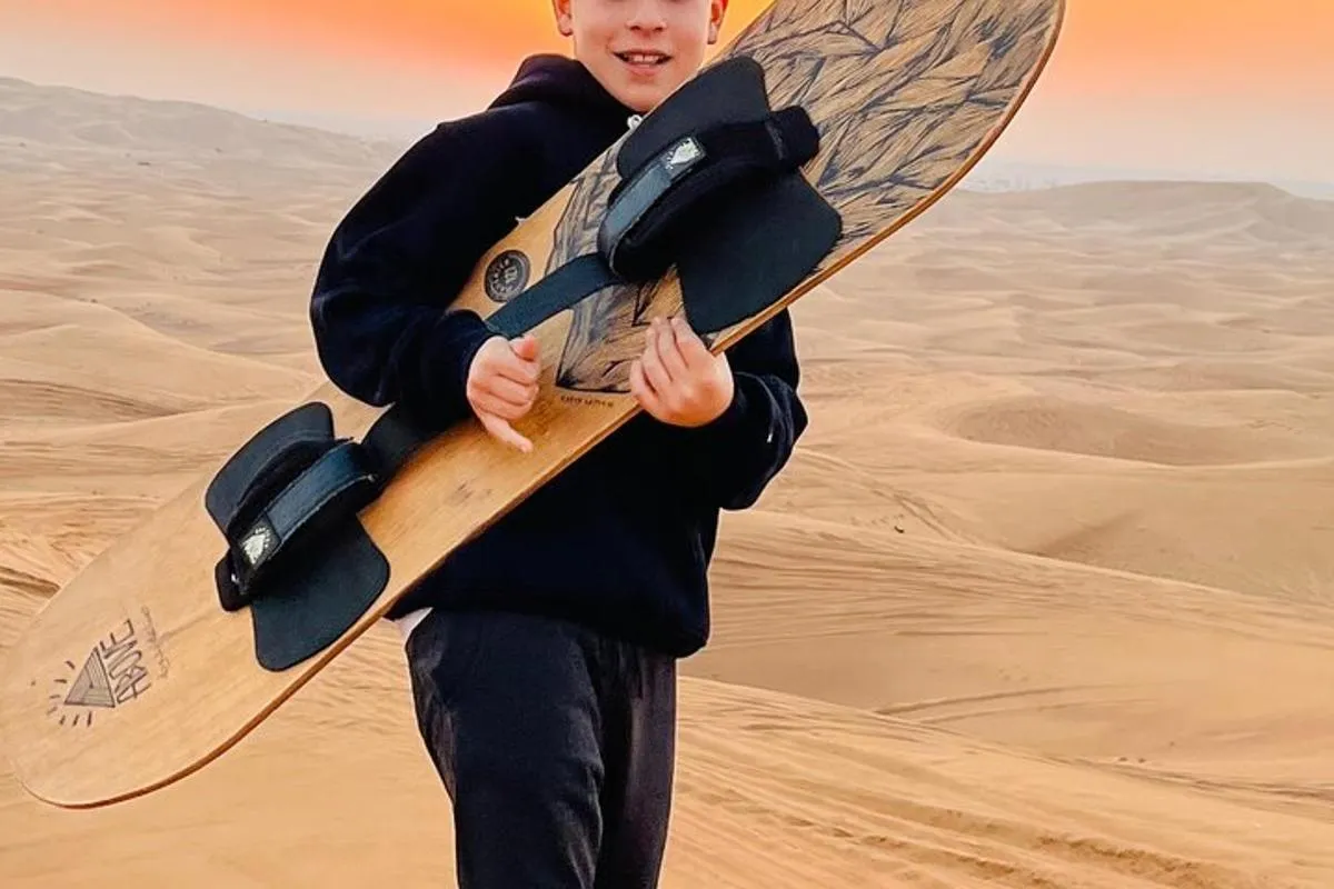 Image 1 of Morning Red Dune Safari with Sandboarding and Camel Ride
