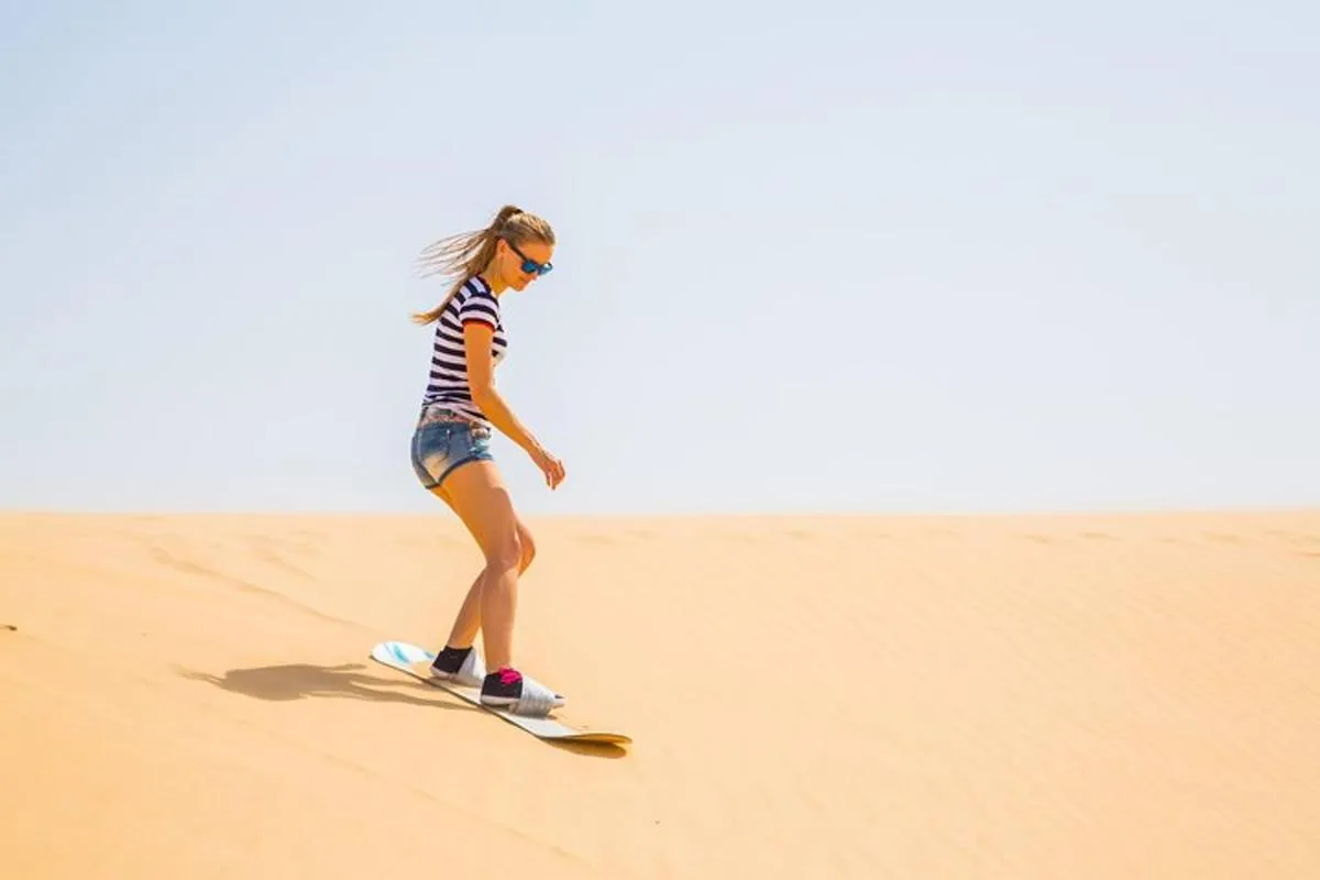 Image 3 of Morning Red Dunes Safari: Camel Ride & Sandboarding Adventure