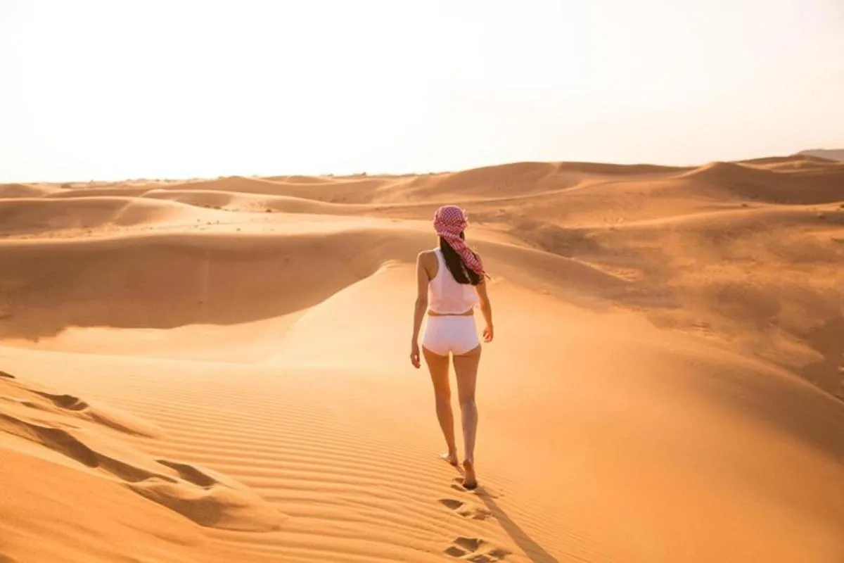 Image 4 of Morning Red Dunes Safari: Camel Ride & Sandboarding Adventure