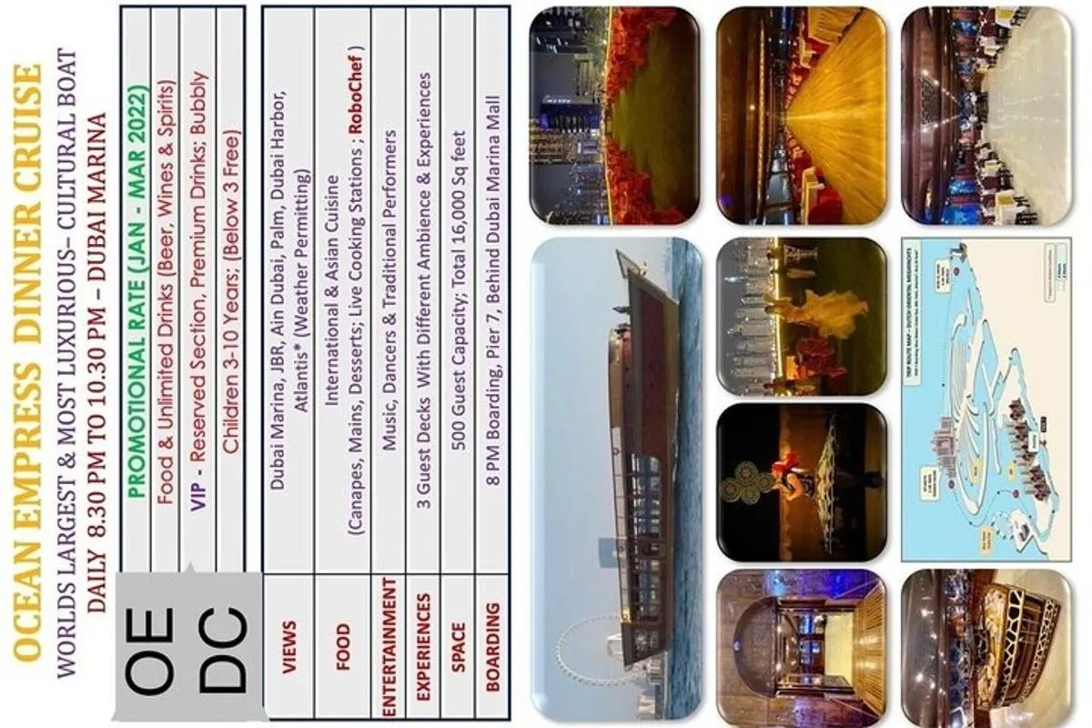 Image 6 of Ocean Empress Dhow Cruise Marina