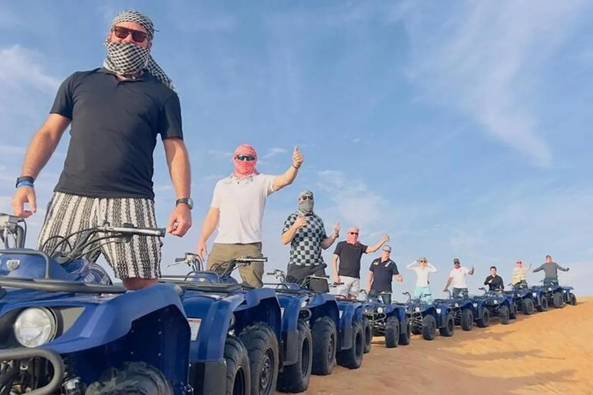 Image 3 of Open Desert Quad Bike Ride (30minutes), Desert Safari with VIP Dinner