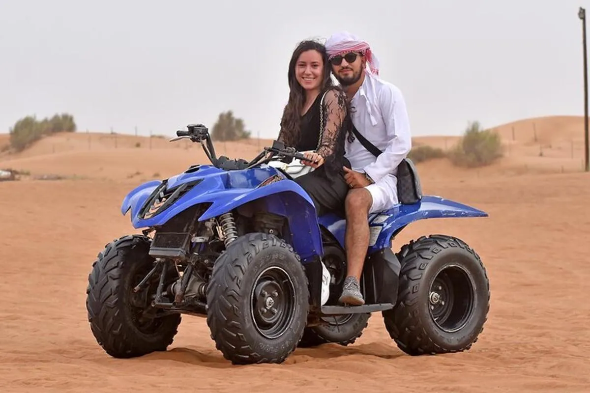 Image 4 of Open Desert Quad Bike Ride (30minutes), Desert Safari with VIP Dinner