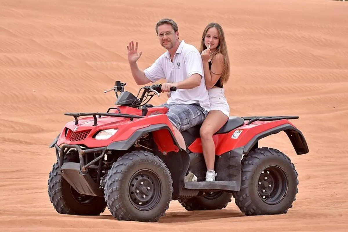 Image 5 of Open Desert Quad Bike Ride (30minutes), Desert Safari with VIP Dinner