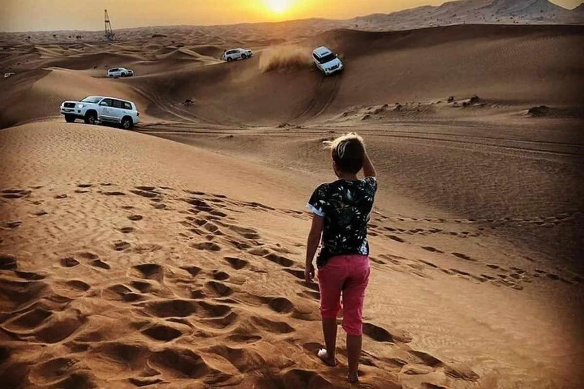 Image 1 of Private 4Hour Desert Adventure: Dune Bashing, Camel Ride & Photos